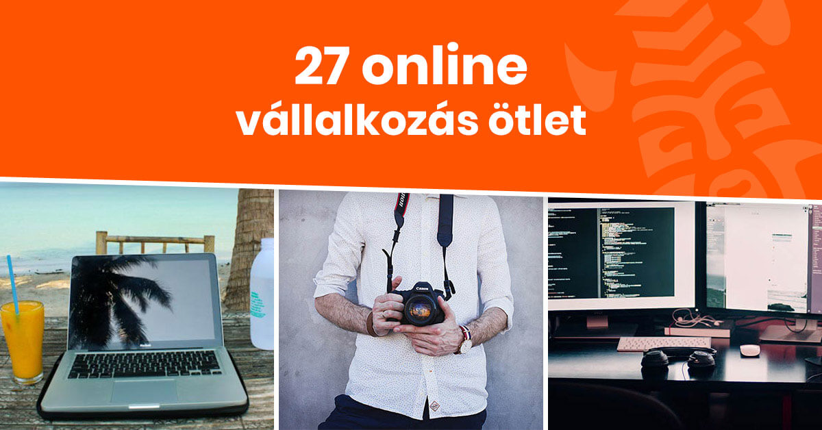 27 online vállalkozás ötlet