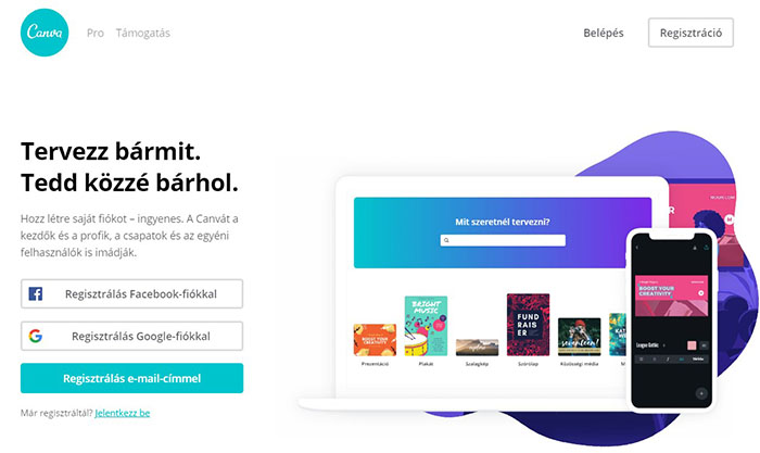 Canva - Belépés