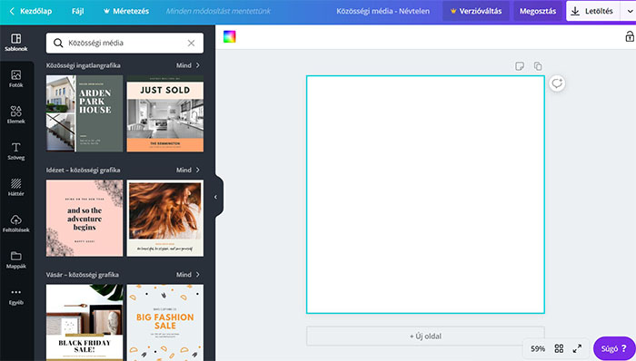 Canva - Képszerkesztő