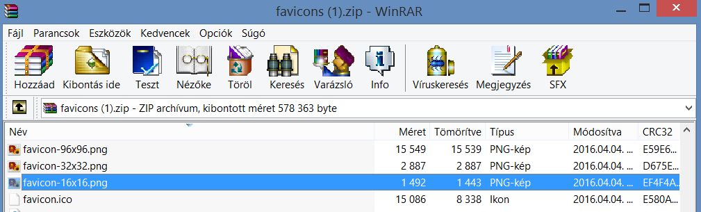 Favicon 16X16