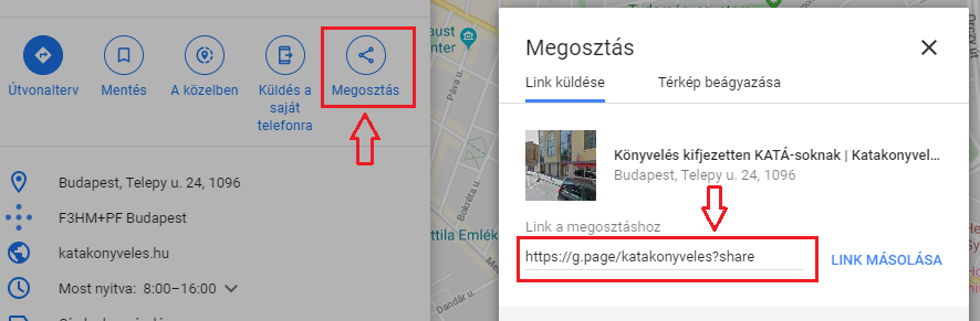 Google map url