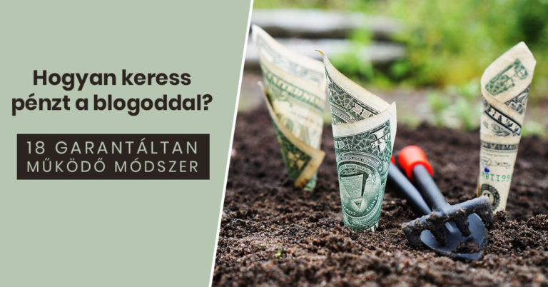 Hogyan keress pénzt a blogoddal