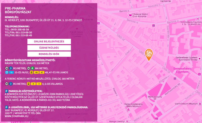 térkép elérhetőség