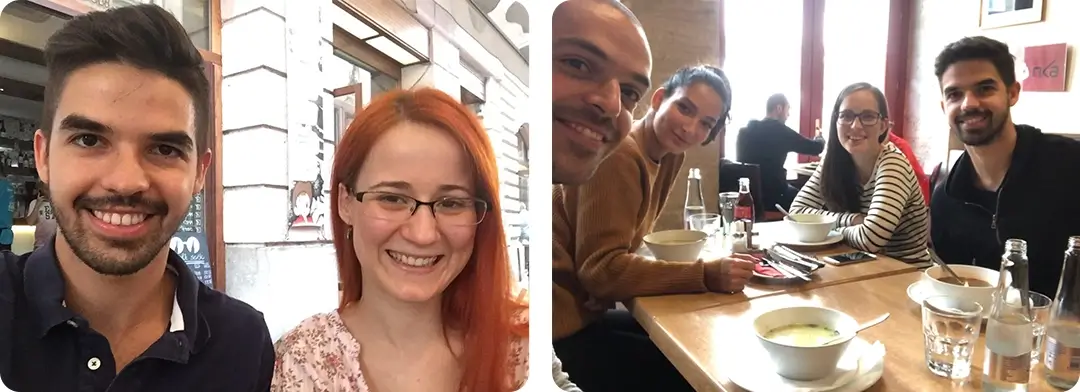 Kezdeti csapat, Lilla, Antónia és Noémi