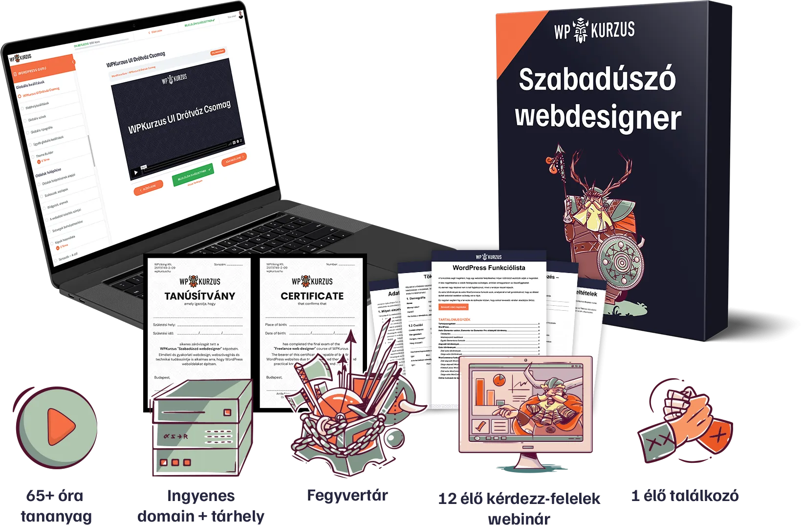 Szabadúszó webdesigner csomag