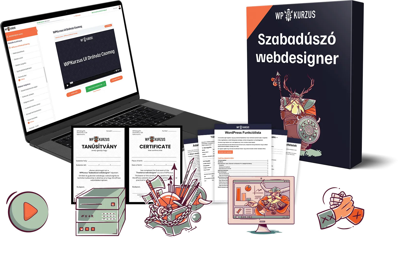 Szabadúszó webdesigner csomag